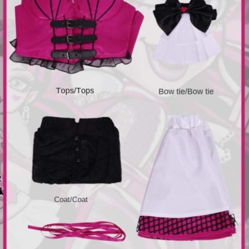 Anime Vampir Draculaura Cospla - Women'S Y2K Accessories 评论和价格