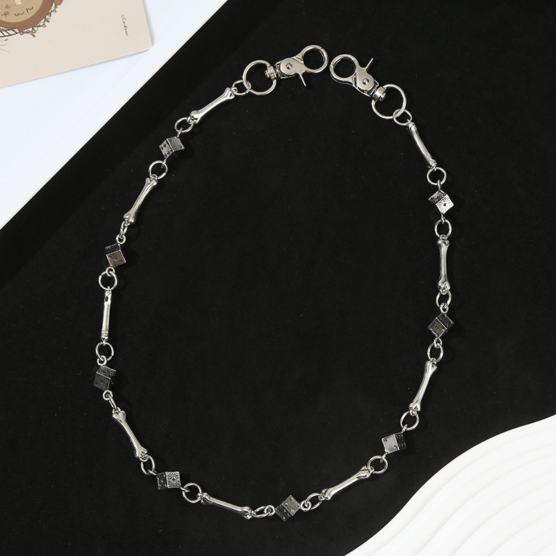 Punk Rock Hip-hop Unisex Dog B - Women'S Jeans Accessories Chain 评论和价格