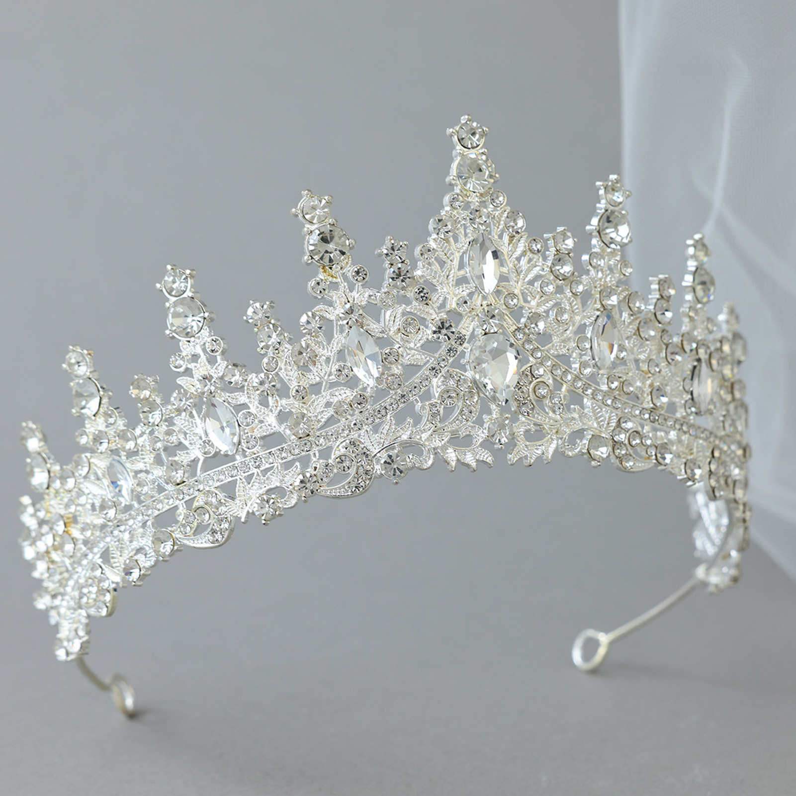 Bridal Headpiece Sparkling Rhi - Women Accessories Jewelry 评论和价格