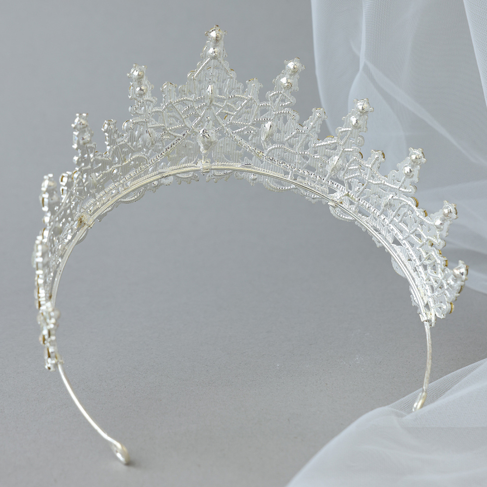 Bridal Headpiece Sparkling Rhi - Women Accessories Jewelry 评论和价格