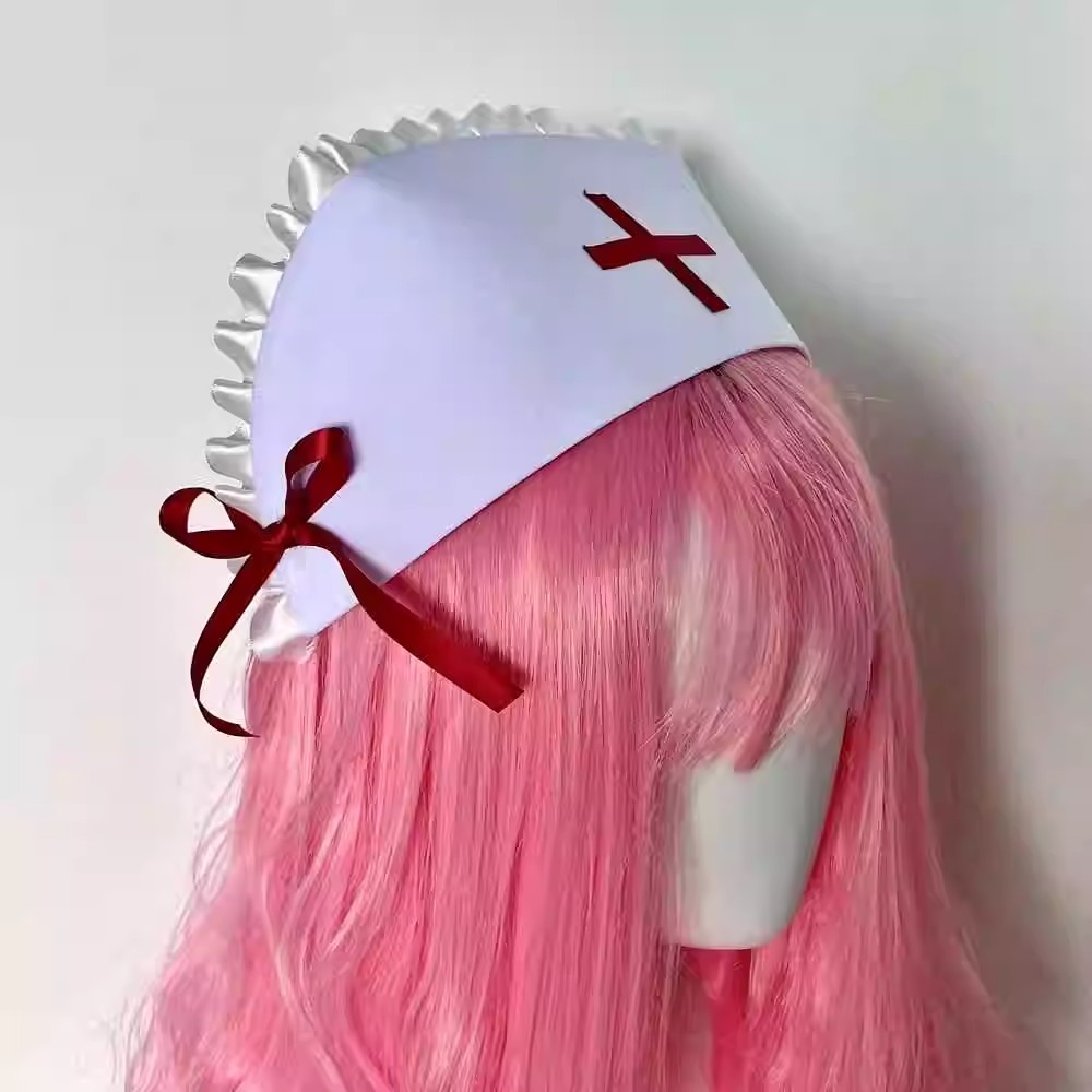 Cosplay nurse cap hat Accessor - Women'S Y2K Accessories 评论和价格