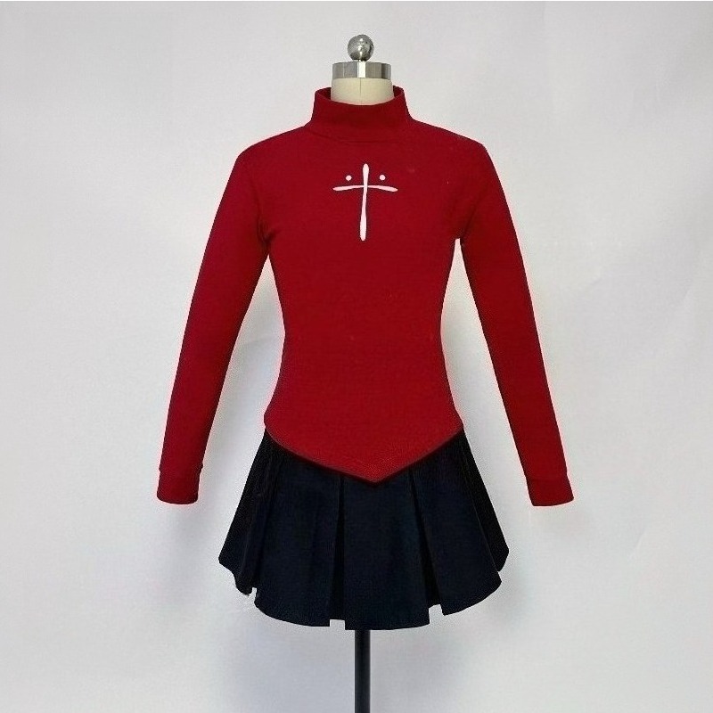 Anime Tohsaka Rin Cosplay Cost - Women'S Red Accessories 评论和价格