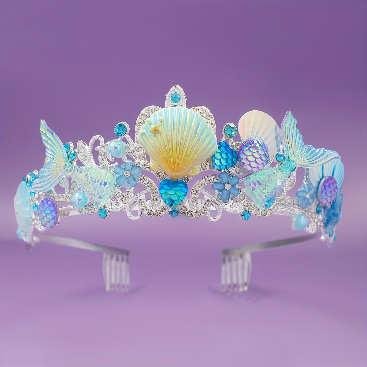 2025 New Mermaid Hair Comb Cro - Women Accessories Jewelry 评论和价格