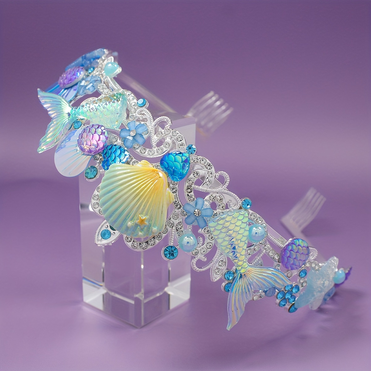 2025 New Mermaid Hair Comb Cro - Women Accessories Jewelry 评论和价格
