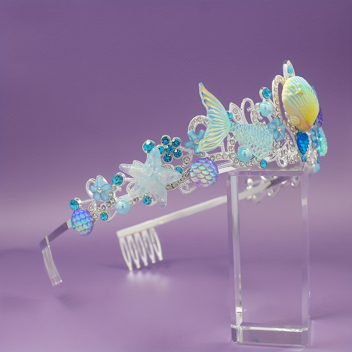 2025 New Mermaid Hair Comb Cro - Women Accessories Jewelry 评论和价格