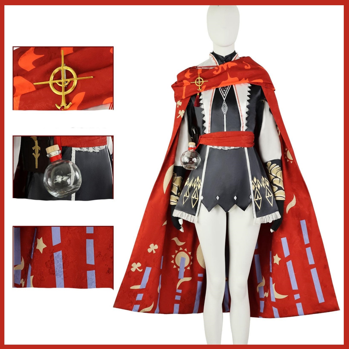 Game Arknights Exusiai The New - Women'S Red Accessories 评论和价格