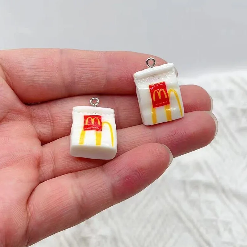 10pcs/Lot Resin 3D Food Hambur - Resin Bangle Bracelet 评论和价格